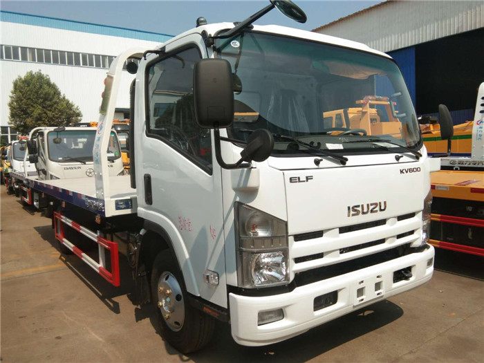 五十鈴KV600黃牌一拖二清障車(chē)