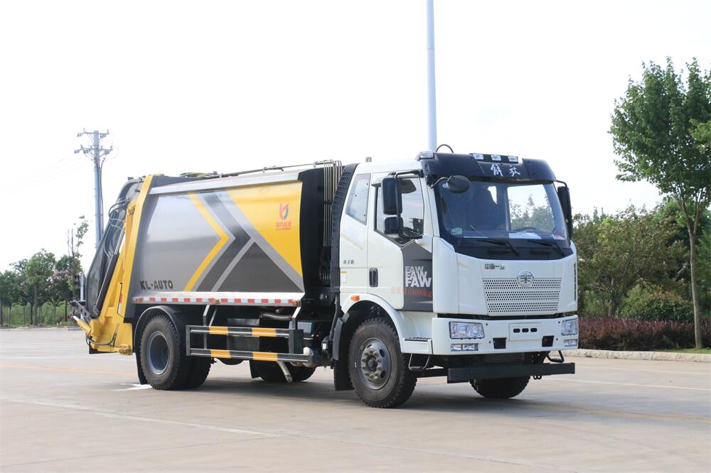 12方壓縮垃圾車(chē)-解放J6國(guó)六12方壓縮式垃圾車(chē)廠家價(jià)格